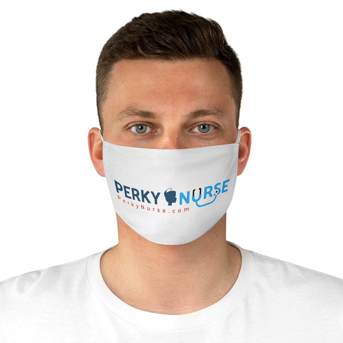 Perky Nurse Face Mask (White)