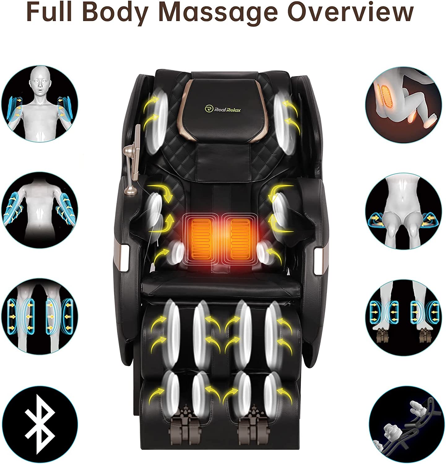 Perky Nurse Full Body Massage Zero Gravity Recliner Chair