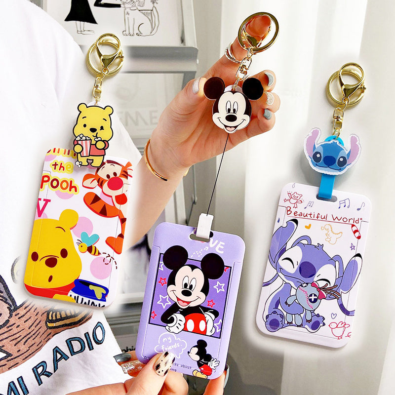 Mickey and Minnie Retractable Badge Reel Nurse & Doctor Card Holder Office & Hospital Supplies Boy & Girl Name Card