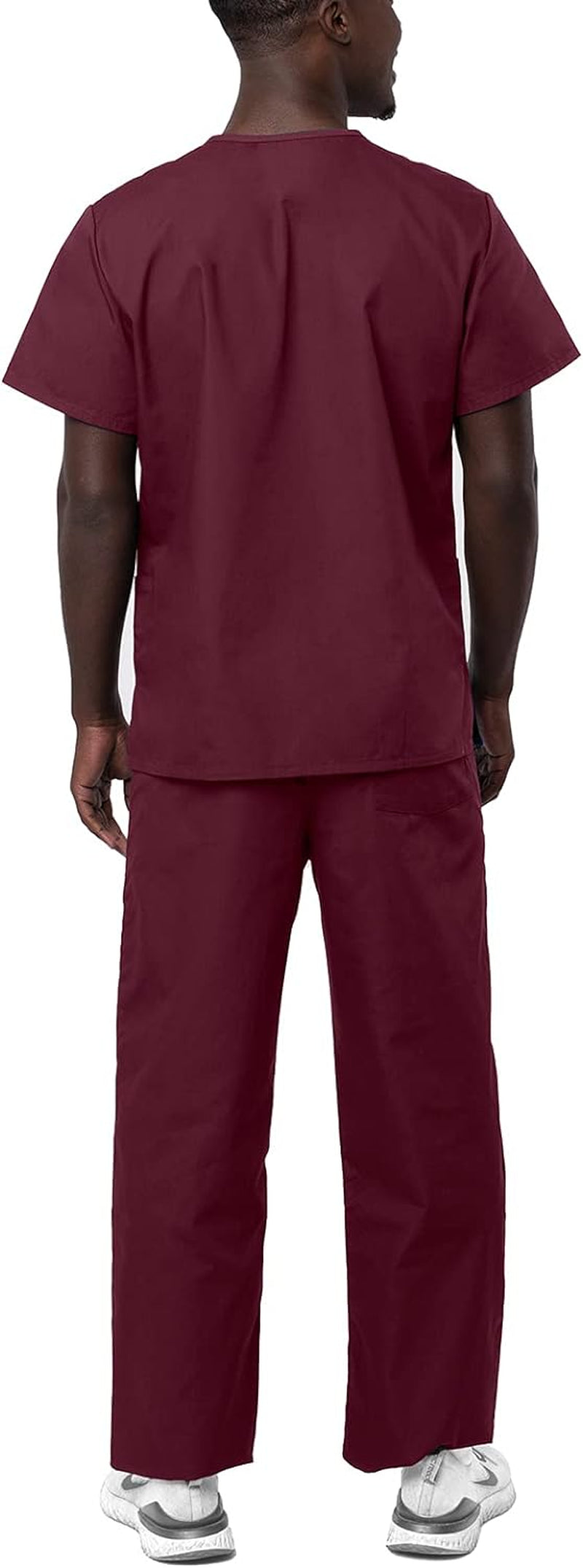 "For My Men and Women" Universal Unisex Scrubs - Unisex Drawstring Scrub Set