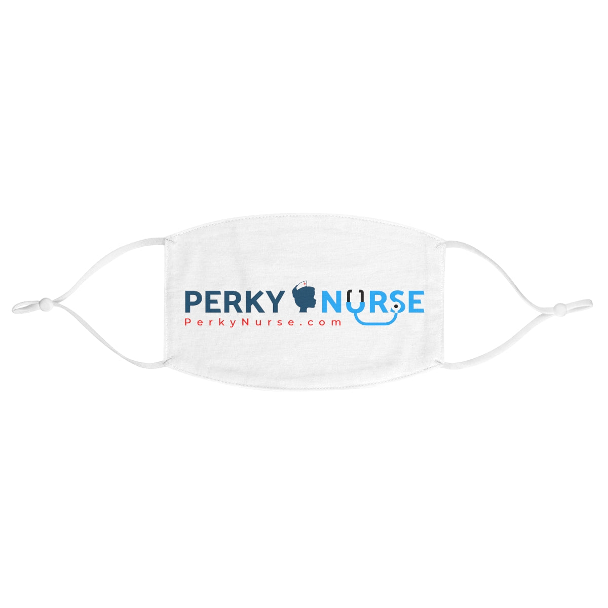 Perky Nurse Face Mask (White)