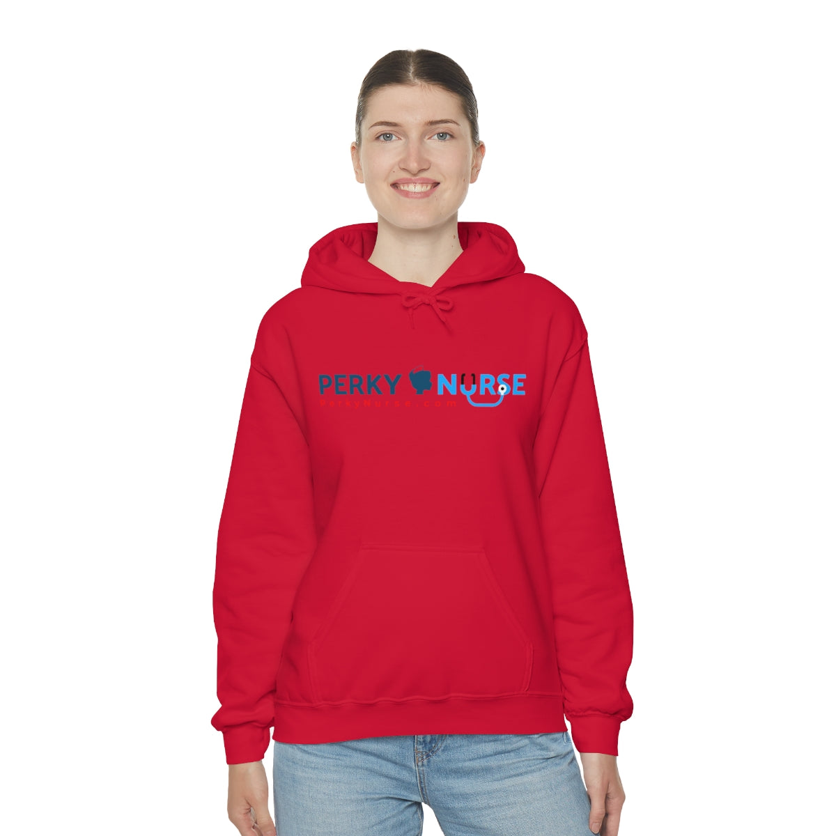 Perky Nurse Unisex Heavy Blend™ Hooded Sweatshirt