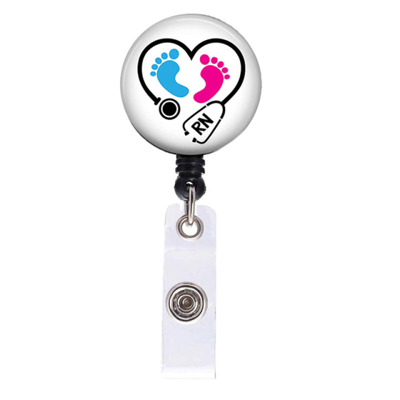 1Pc Rotatable ID Name Badge Reel for Doctors Nurses Work Card Holder Accessories Medical Workers Pass Staff Employee'S Card Clip