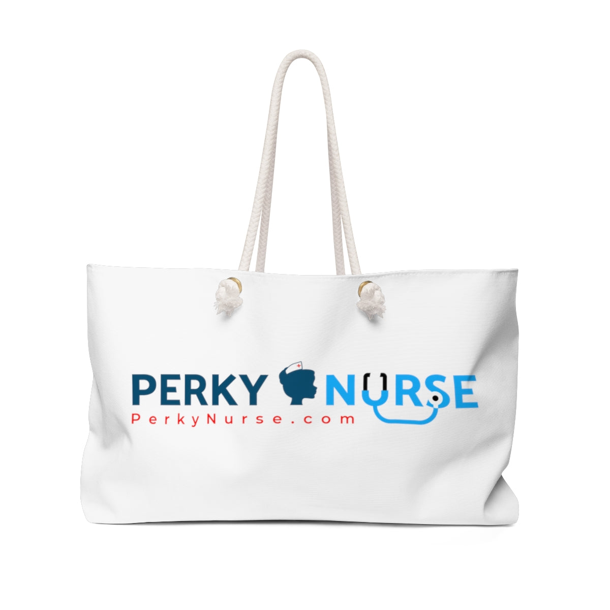 Perky Nurse Weekender Bag (White)