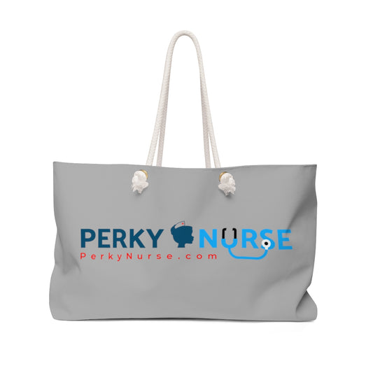 Perky Nurse Weekender Bag (Grey)