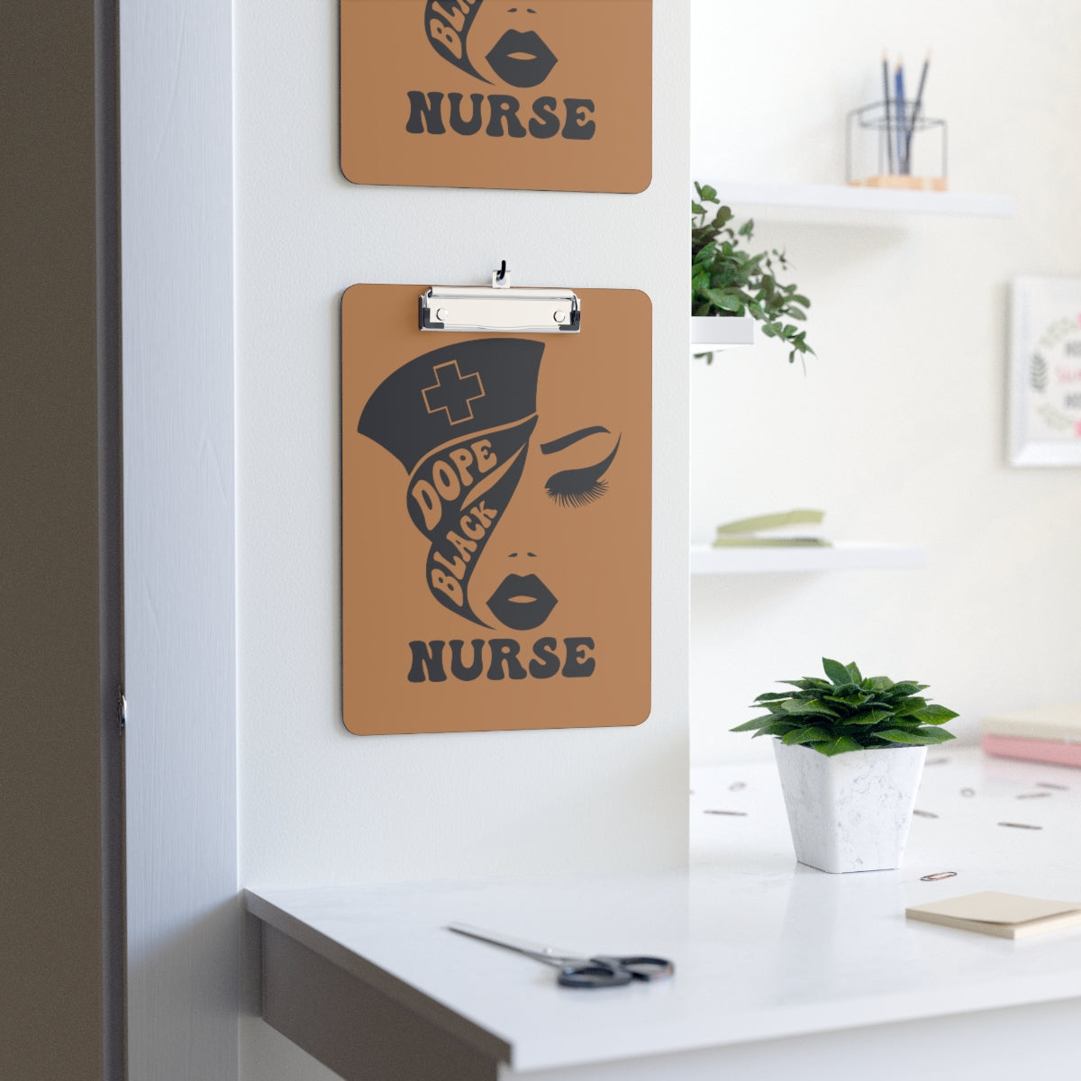 Dope Black Nurse Clipboard