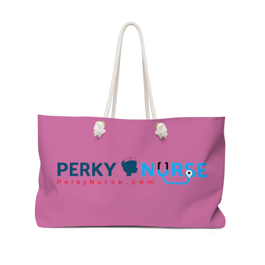 Perky Nurse Weekender Bag (Pink)