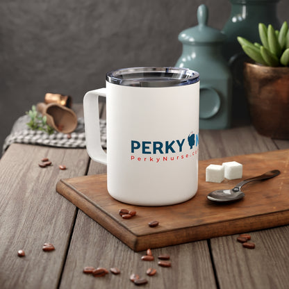 Perky Nurse Insulated Coffee Mug, 10oz