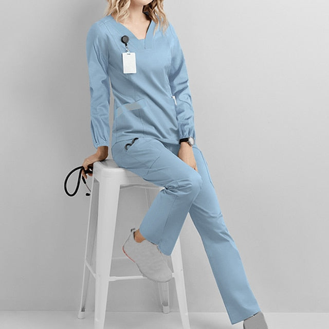 Nursing, Teachers, Daycare employees, Beautician, etc. We all can enjoy these comfortable scrub sets