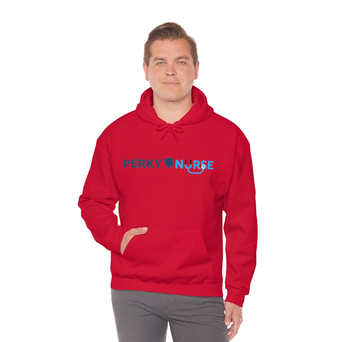 Perky Nurse Unisex Heavy Blend™ Hooded Sweatshirt