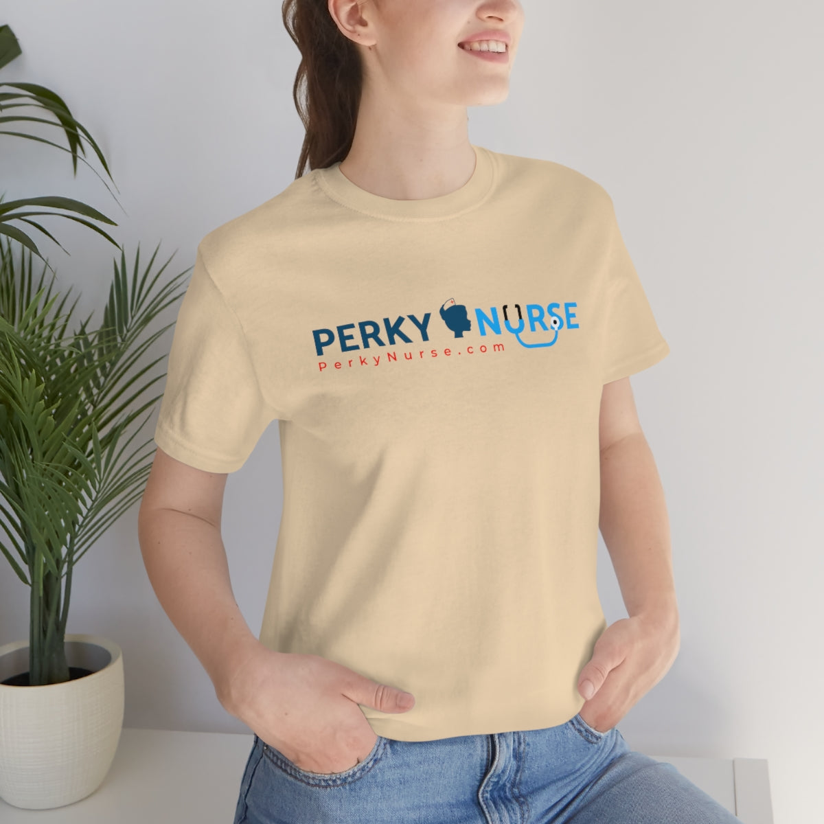 Perky Nurse Unisex Jersey Short Sleeve Tee