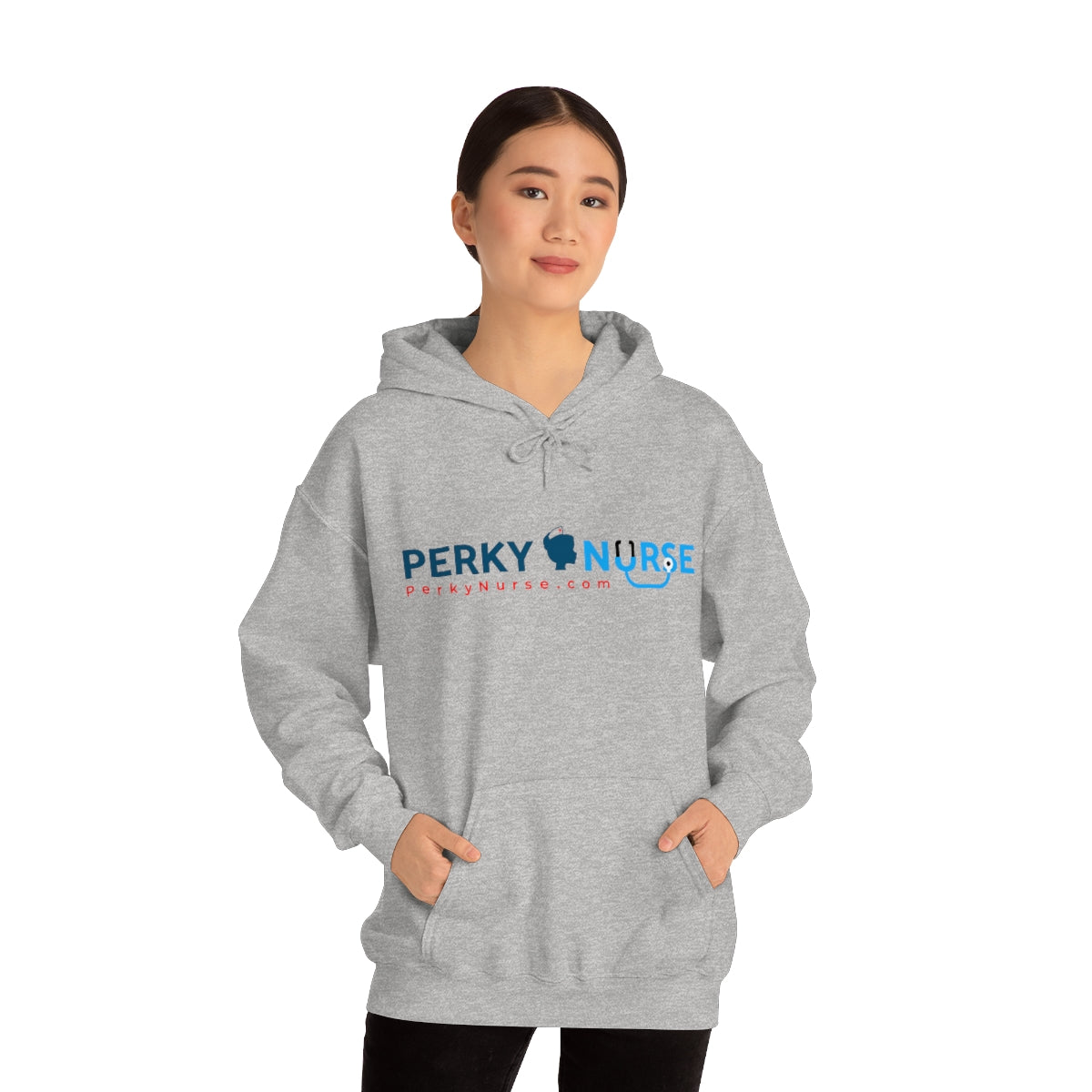 Perky Nurse Unisex Heavy Blend™ Hooded Sweatshirt