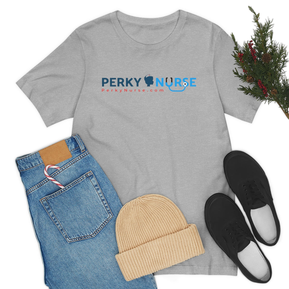 Perky Nurse Unisex Jersey Short Sleeve Tee