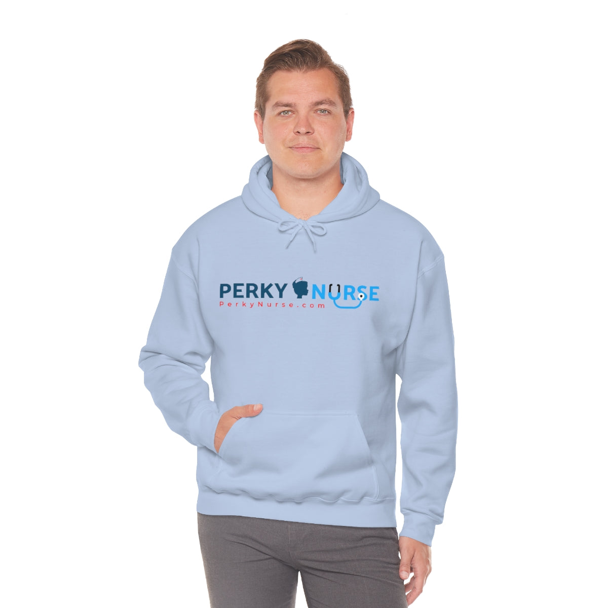 Perky Nurse Unisex Heavy Blend™ Hooded Sweatshirt