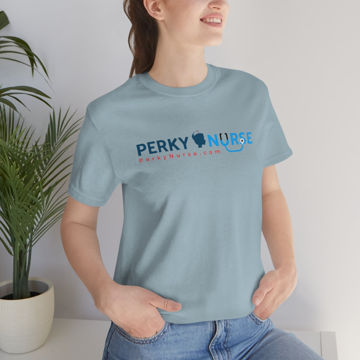 Perky Nurse Unisex Jersey Short Sleeve Tee