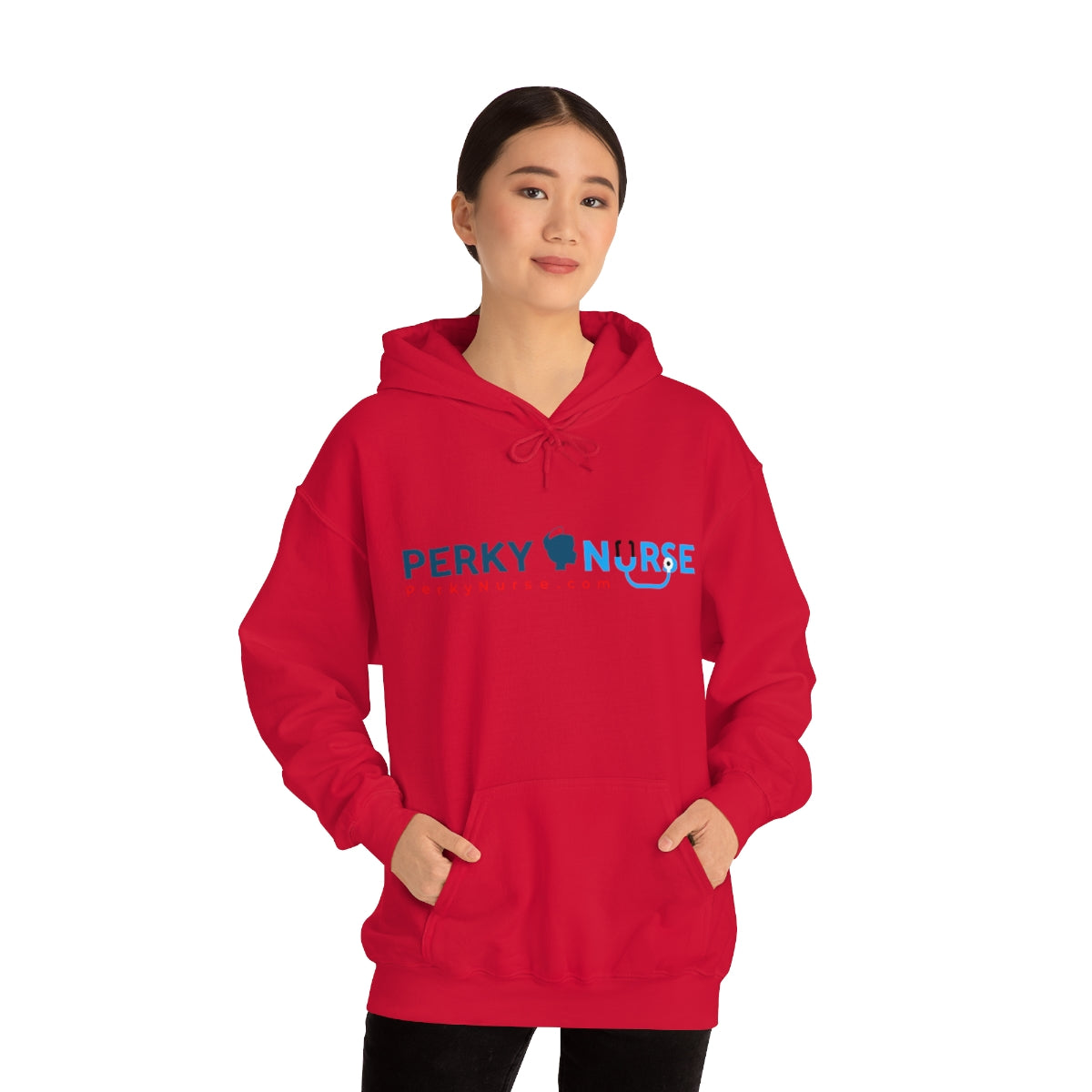 Perky Nurse Unisex Heavy Blend™ Hooded Sweatshirt