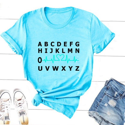 Nurse PQRST T-shirt Funny Electrocardiogram Meme! A Little Laughter!