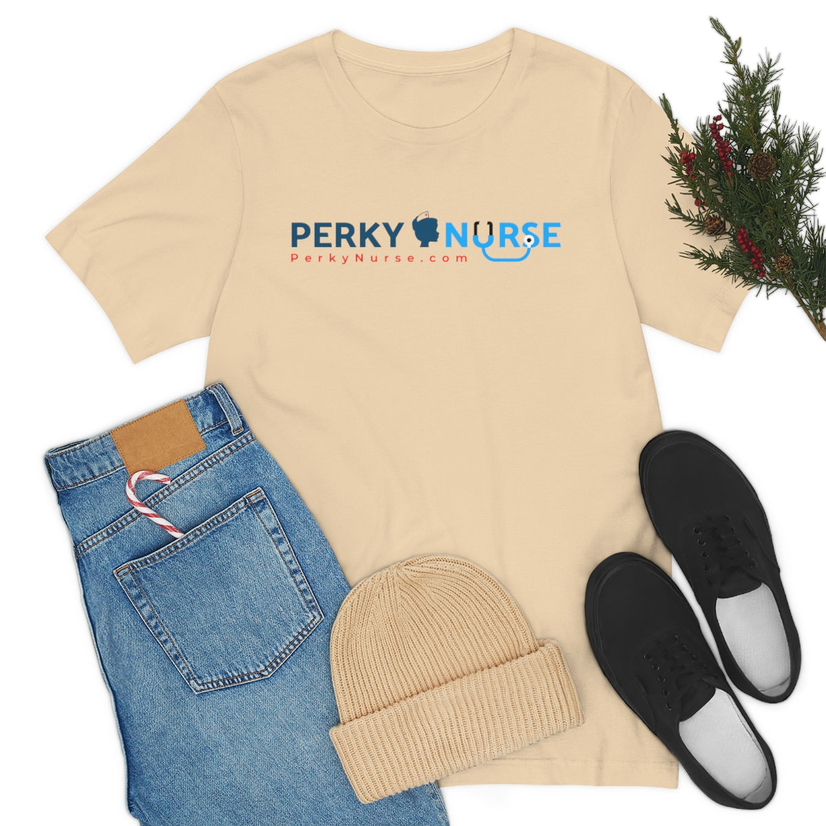 Perky Nurse Unisex Jersey Short Sleeve Tee