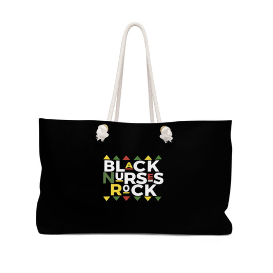 Black Nurses Rock! Weekender Bag (Black)